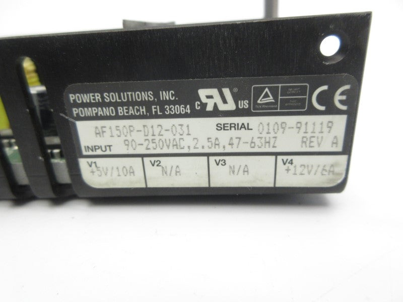 POWER SOLUTIONS AF150P-D12-031 90-250VAC 2.5A NSNP