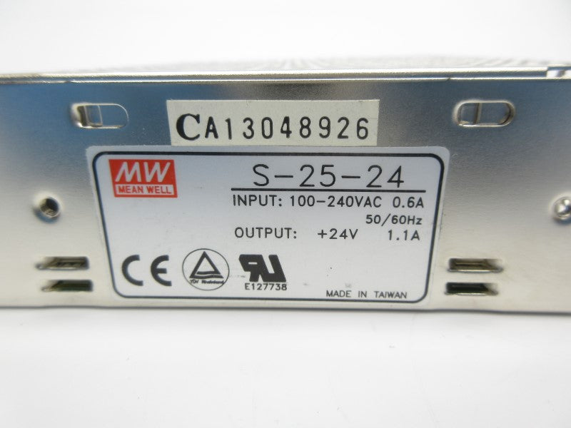 MEAN WELL S-25-24 100-240VAC 0.6A NSNP