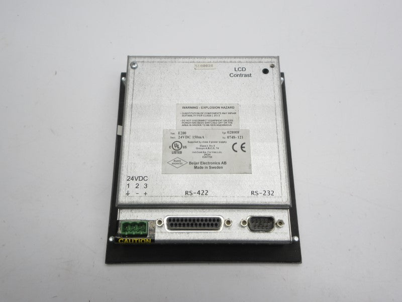 BEIJER ELECTRONICS E200-02800F 24VDC NSNP
