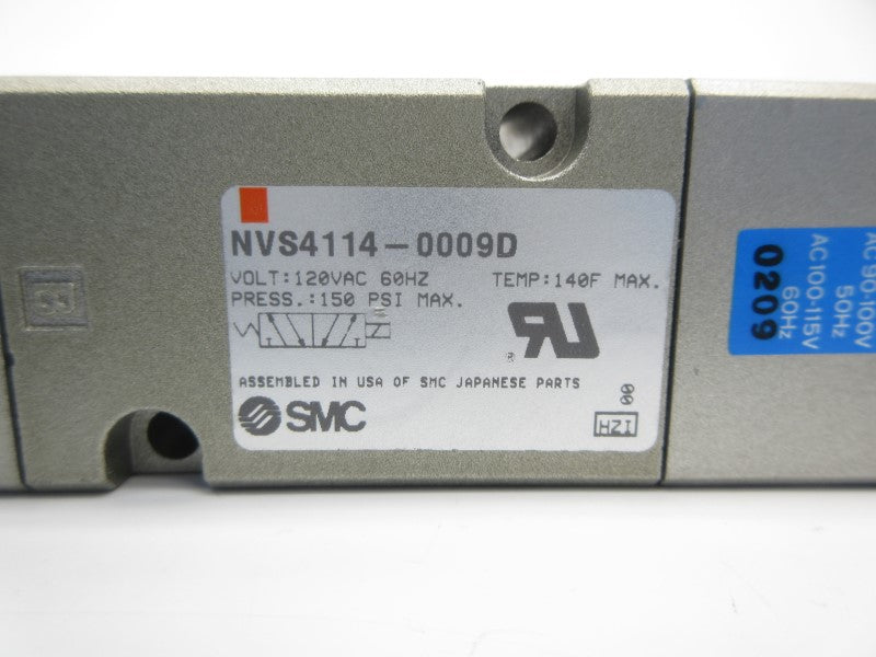 SMC NVS4114-0009D 120VAC 150PSI NSNP