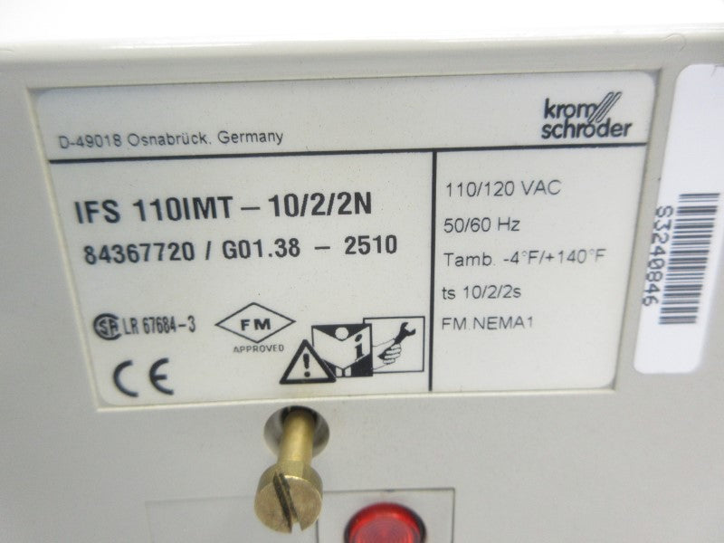KROM SCHRODER IFS110IMT-10/2/2N 84367720 110/120VAC NSNP