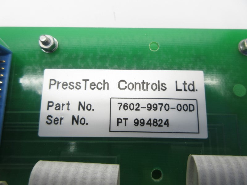 PRESSTECH CONTROLS 7602-9970-00D NSNP