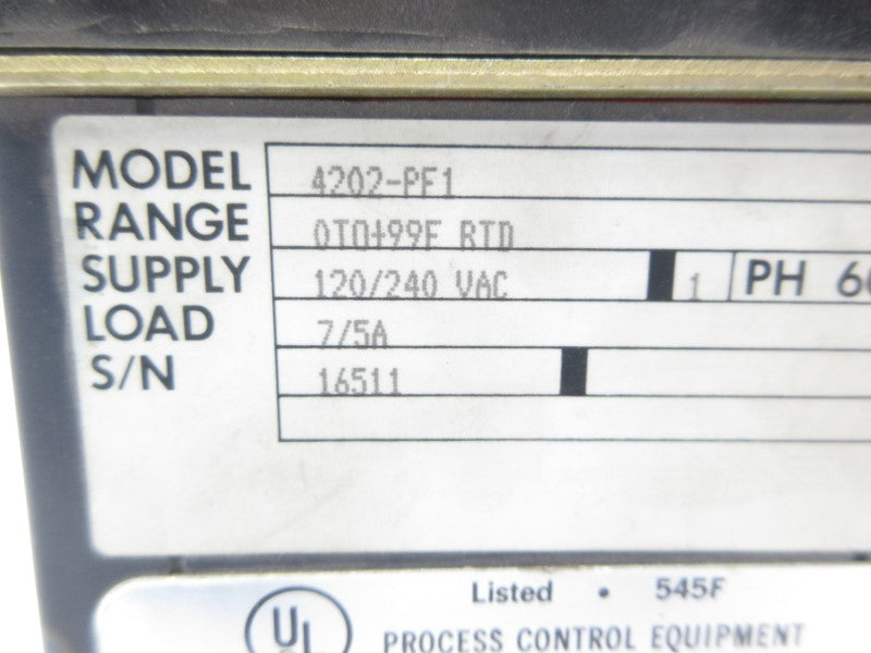 OMEGA 4202-PF1 120/240VAC 7/5A NSNP