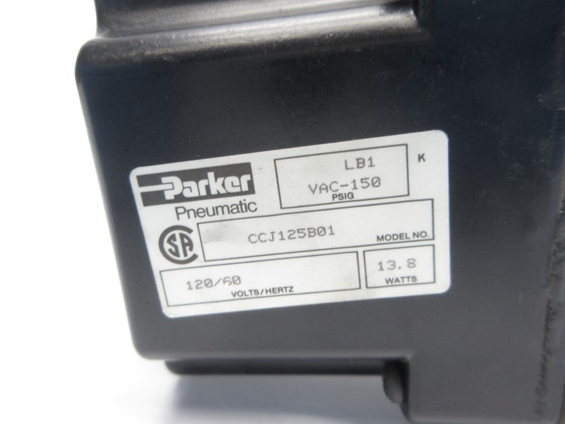 PARKER CCJ125B01 120V 150PSI UNMP