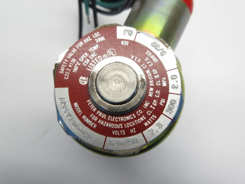 PETER PAUL ELECRONICS EH22K9DCCML 120V 300PSI NSNP