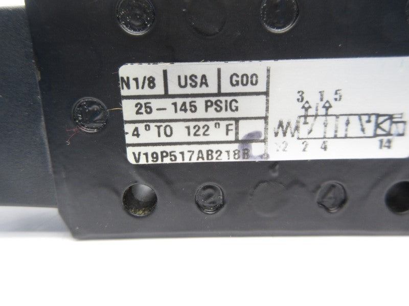 NORGREN V19P517AB218B 25-145PSI NSNP
