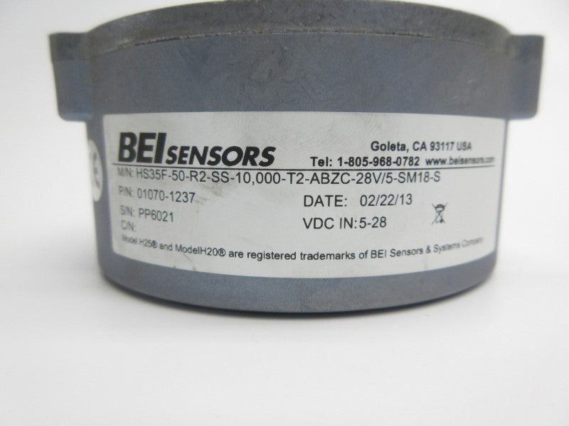 BEI HS35F-50-R2-SS-10,000-T2-ABZC-28V/5-SM18-S 01070-1237 5-28VDC NSNP