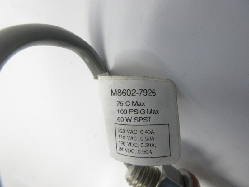 MADISON M8602-7926 220VAC 0.40A 100PSI NSNP