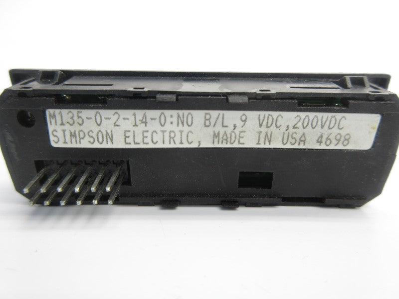 SIMPLEX M135-0-2-14-0 9/200VDC NSNP