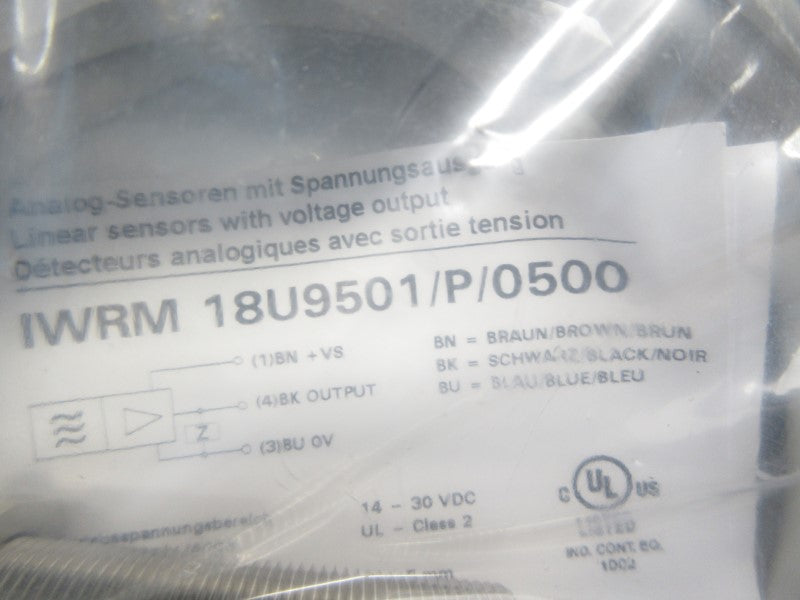 BAUMER IWRM18U9501/P/0500 14-30VDC NSMP