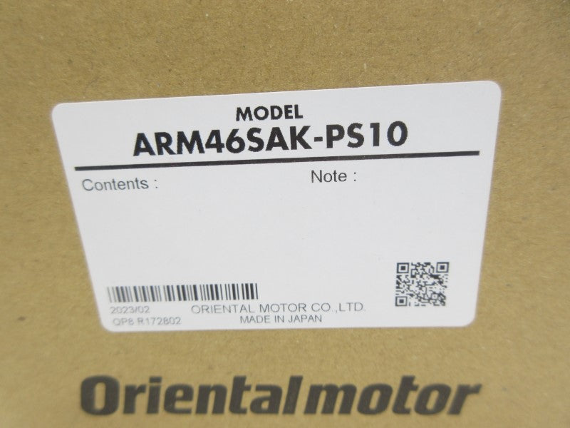 ORIENTAL MOTOR ARM46SAK-PS10 2.04VDC 1.48A NSMP