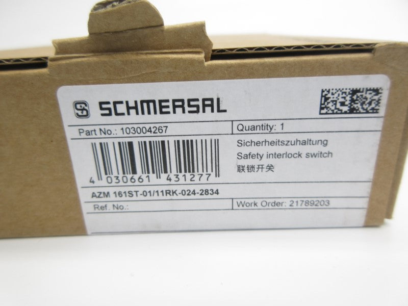 SCHMERSAL AZM161ST-01/11RK-024-2834 103004267 24VAC NSMP