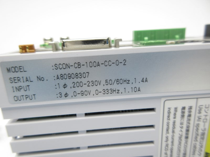 IAI SCON-CB-100A-CC-0-2 200-230V 1.4A NSNP