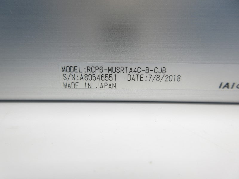 IAI RCP6-MUSRTA4C-B-CJB NSNP