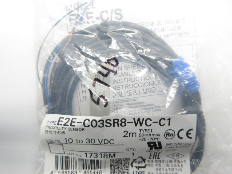 OMRON E2E-C03SR8-WC-C1 10-30VDC 2M NSMP