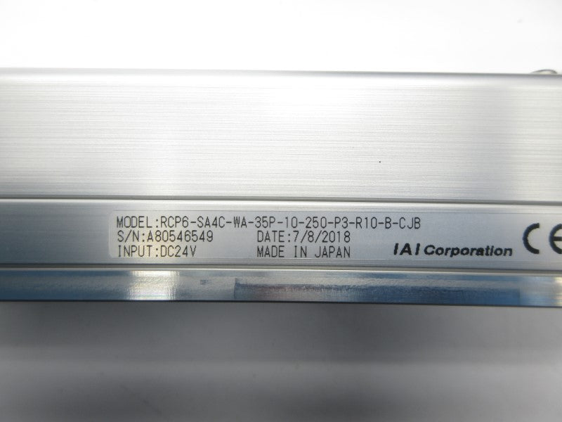 IAI RCP6-SA4C-WA-35P-10-250-P3-R10-B-CJB 24VDC NSNP