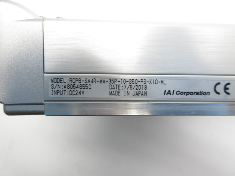 IAI RCP6-SA4R-WA-35P-10-350-P3-X10-ML 24VDC NSNP