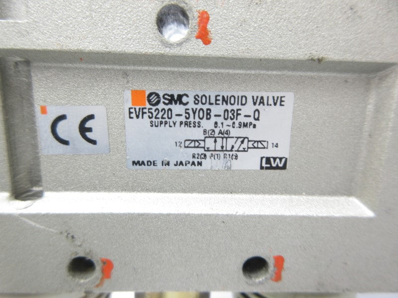 SMC EVF5220-5YOB-03F-Q 21-26VDC UNMP