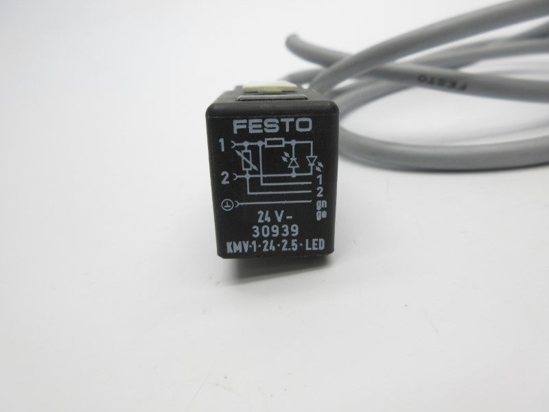 FESTO KMV-1-24-2.5-LED 30939 24V UNMP