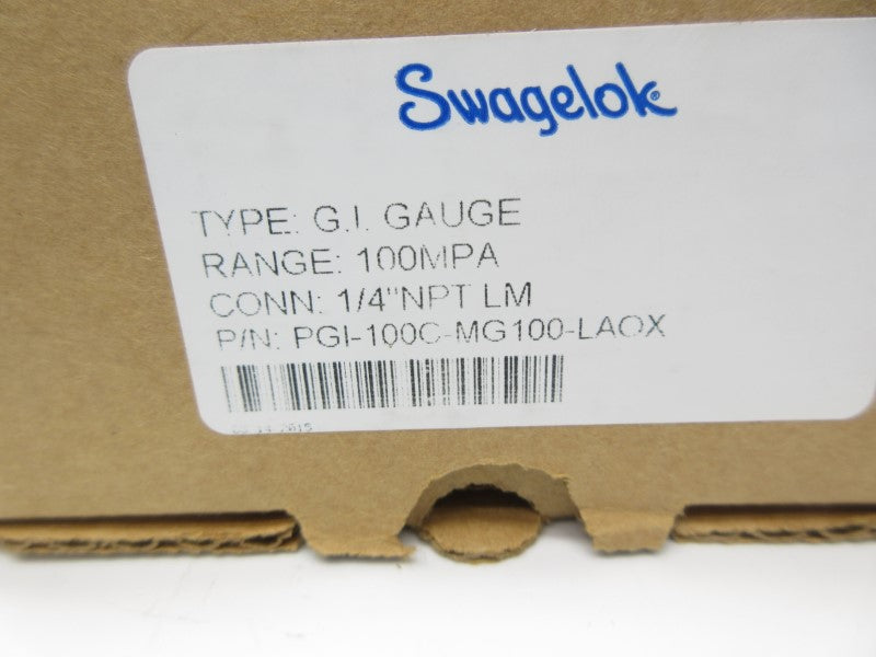 SWAGELOK PGI-100C-MG100-LAOX 0-100MPA 1/4" NSMP
