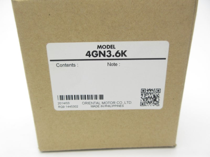ORIENTAL MOTOR 4GN3.6K NSMP