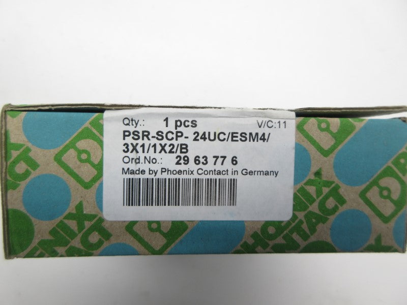 PHOENIX CONTACT PSR-SCP-24UC/ESM4/3X1/1X2/B 2963776 24VAC/DC NSMP