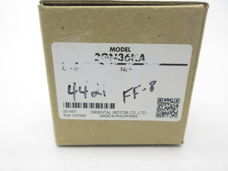 ORIENTAL MOTOR 2GN36KA NSMP