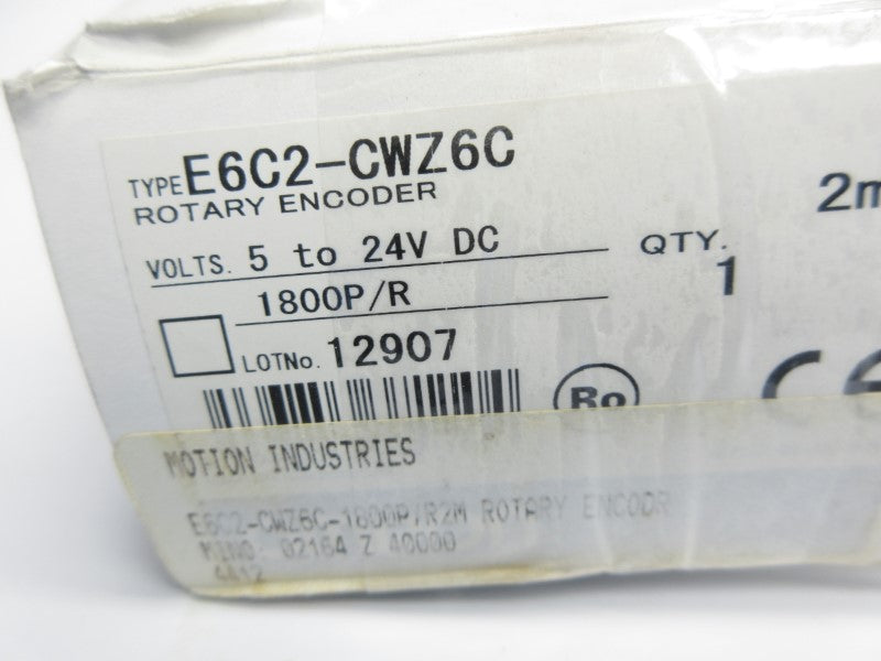 OMRON E6C2-CWZ6C 5-24VDC 1800P/R 2M NSMP