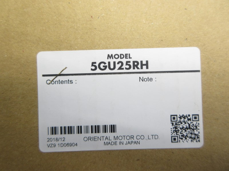 ORIENTAL MOTOR 5GU25RH NSMP