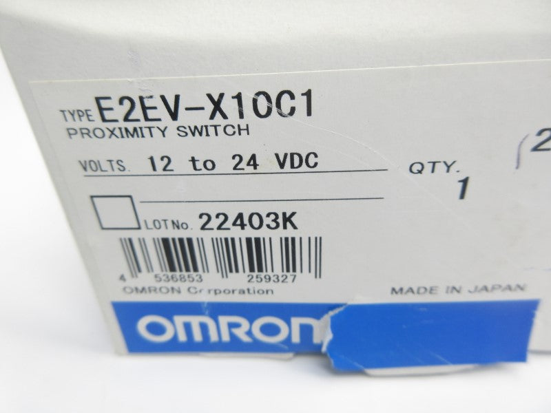 OMRON E2EV-X10C1 12-24VDC 2M NSMP