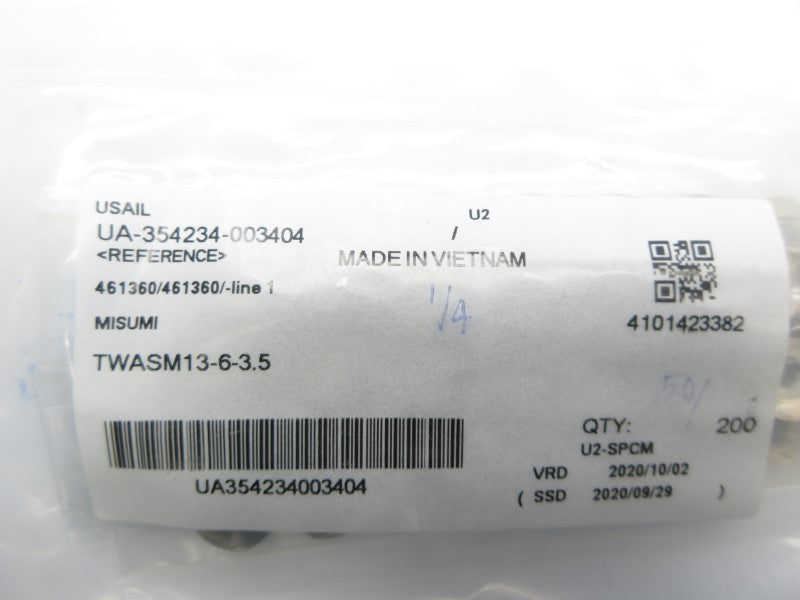 MISUMI UA-354234-003404 (PKG OF 200) NSMP