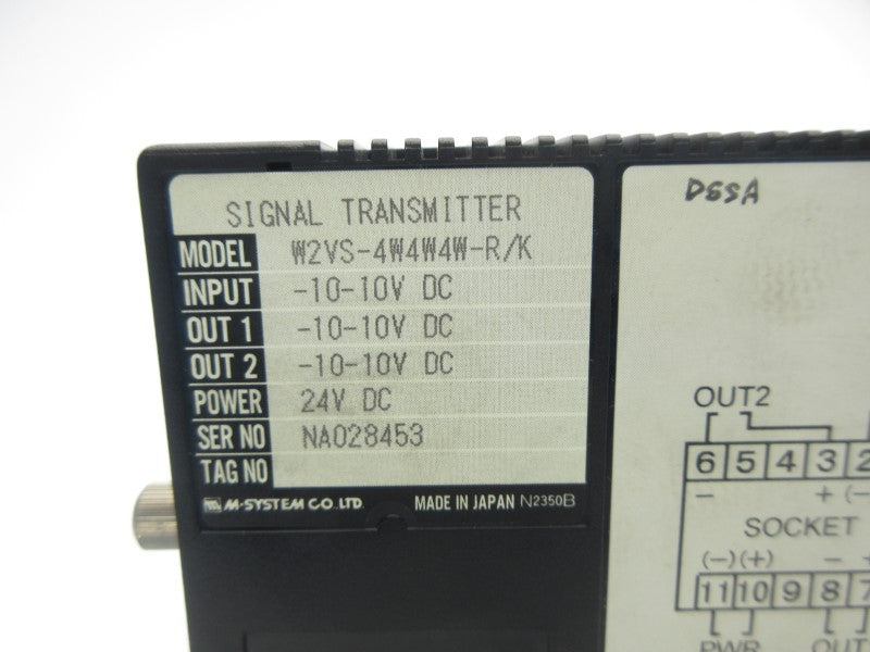 M SYSTEMS W2VS-4W4W4W-R/K 24VDC NSNP