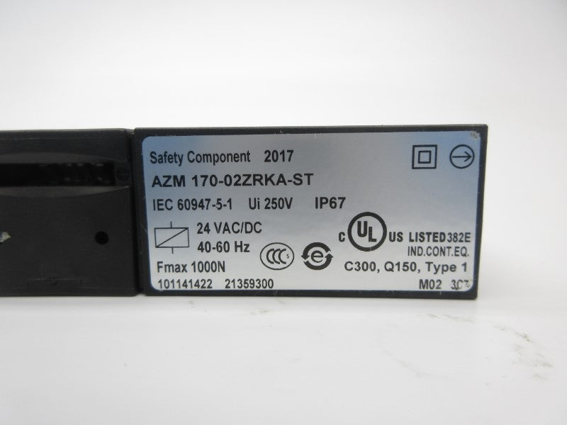 SCHMERSAL AZM170-02ZRKA-ST 24VAC/DC NSNP