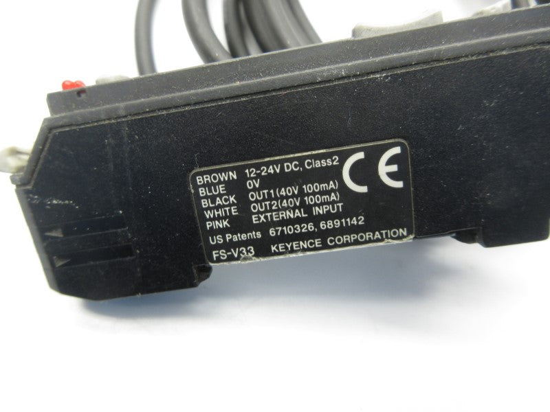 KEYENCE FS-V33 12-24VDC UNMP