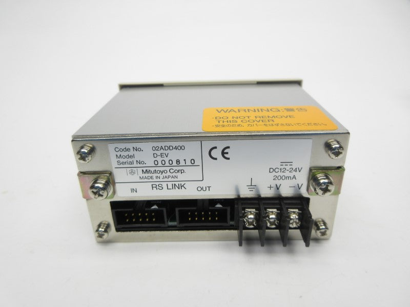 MITUTOYO D-EV 02ADD400 12-24VDC NSNP
