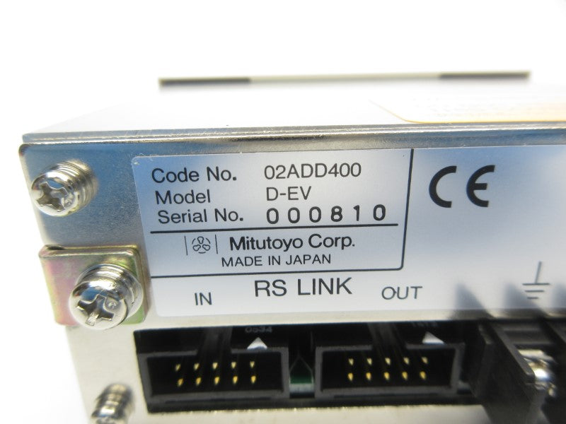 MITUTOYO D-EV 02ADD400 12-24VDC NSNP