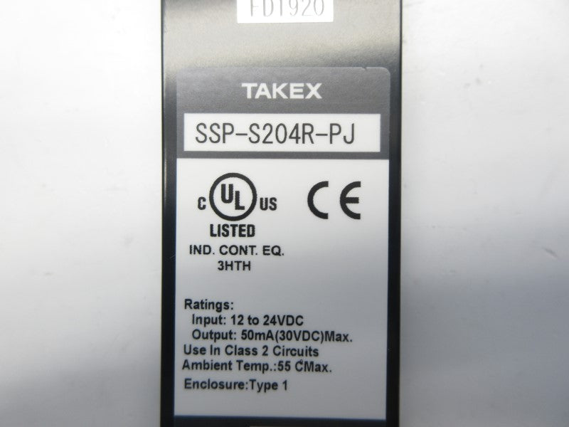 TAKEX SSP-S204R-PJ 12-24VDC NSNP