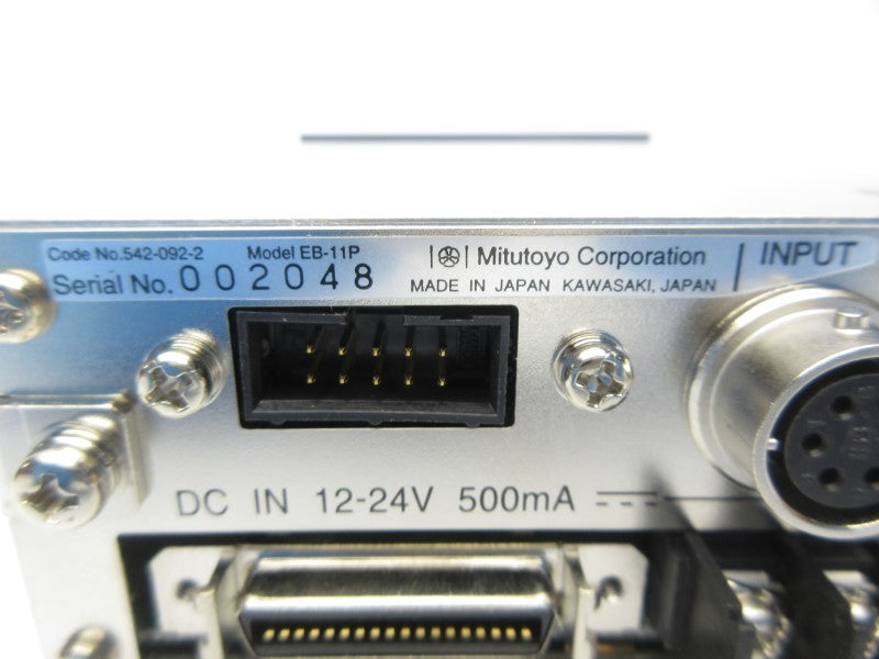 MITUTOYO EB-11P 542-092-2 12-24VDC NSNP