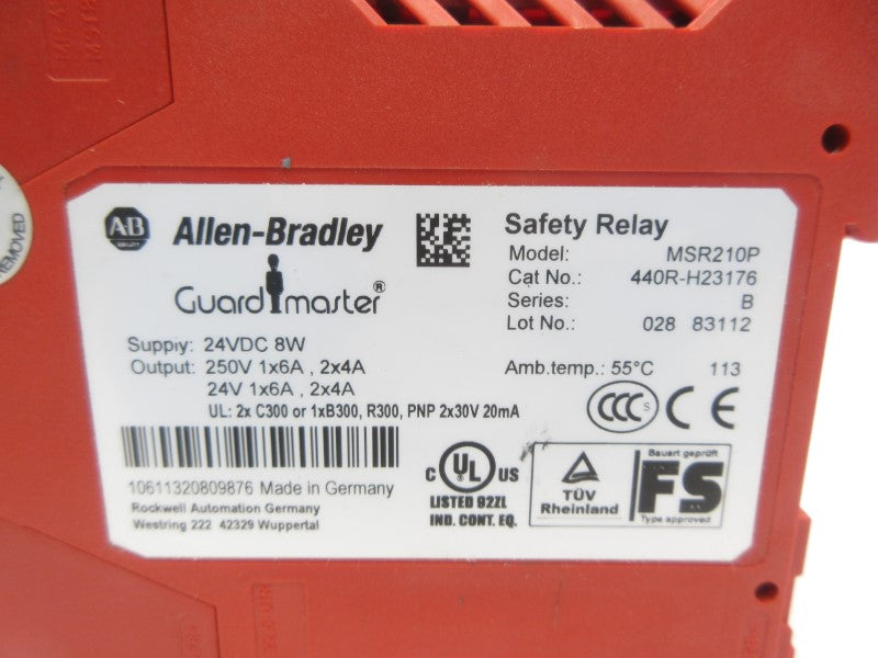 ALLEN BRADLEY 440R-H23176 SER. B 24VDC NSNP