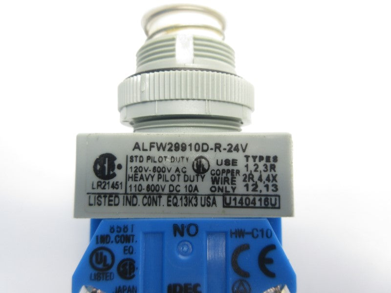 IDEC ALFW29910D-R-24V 120-600VAC 10A NSNP