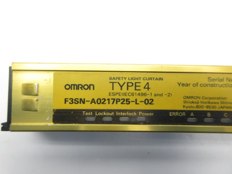 OMRON F3SN-A0217P25-L-02 UNMP