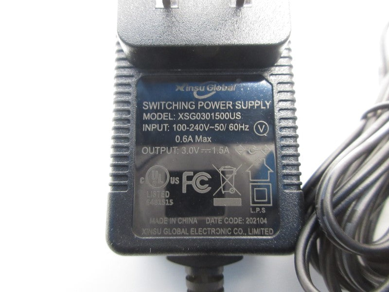XINSU XSG0301500US 100-240V 0.6A NSNP