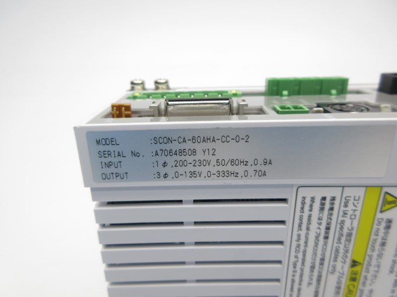 IAI SCON-CA-60AHA-CC-0-2 200-230V 0.9A NSNP