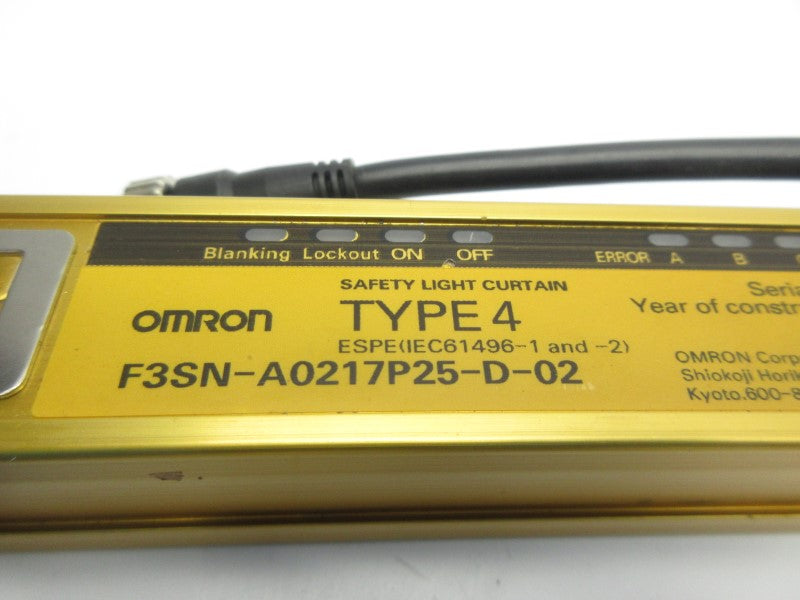 OMRON F3SN-A0217P25-D-02 (AS PICTURED) NSNP