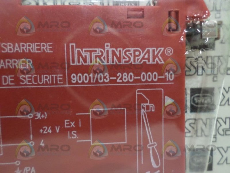 STAHL INTRINSPAK 9001/03-280-000-10 SAFETY BARRIER NSMP