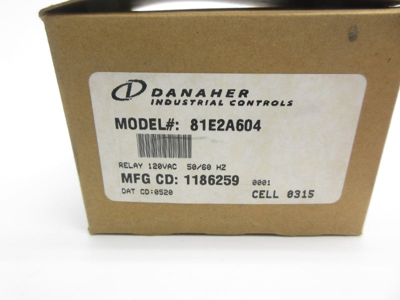 DANAHER CONTROLS 81E2A604 120VAC .8-8S NSMP
