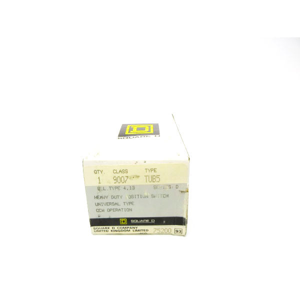 SQUARE D 9007TUB5 SER. D NSFS