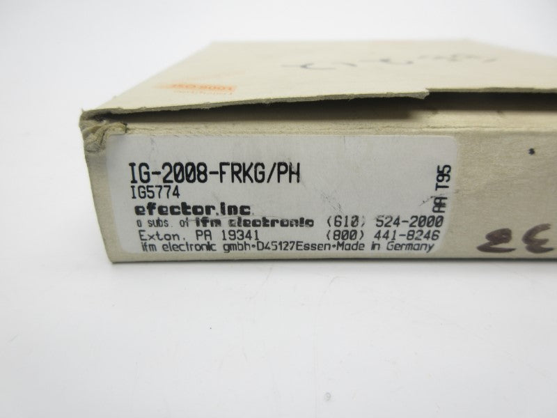 IFM EFECTOR IG5774 IG-2008-FRKG/PH NSMP