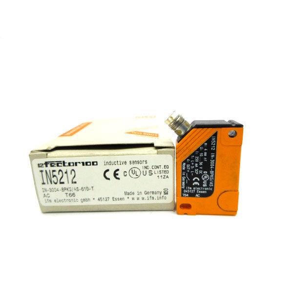 IFM EFECTOR IN5212 IN-3004-BPKG/AS-610-T 10-36VDC NSMP