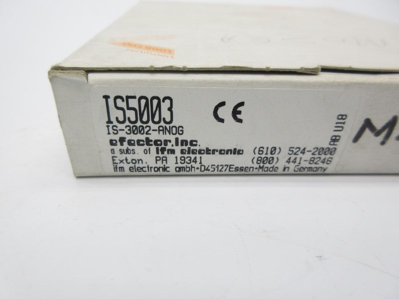 IFM EFECTOR IS5003 IS-3002-ANOG NSMP